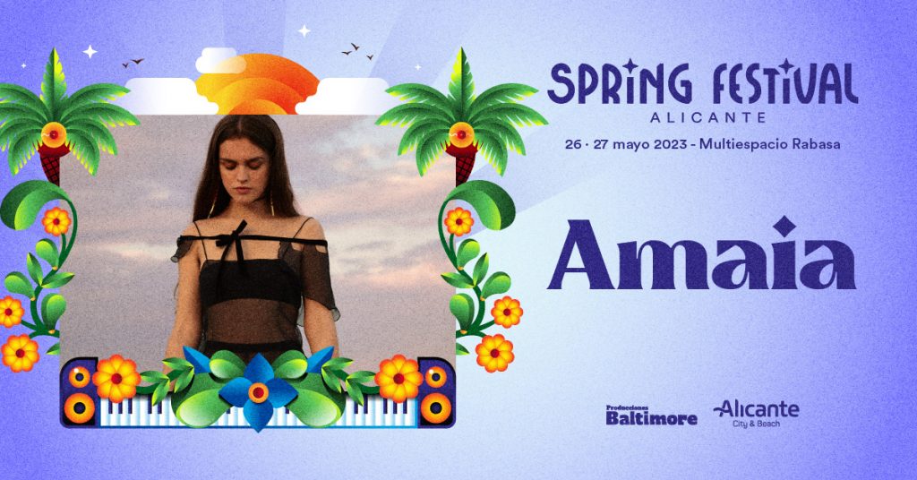 Amaia actuará el 27 de mayo en Spring Festival 